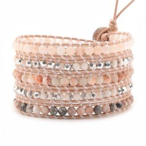 Victoria Emerson Wrap Pink & Mixed Marble on light